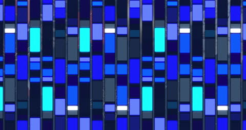 Futuristic Digital Grid with Falling Snow Effect