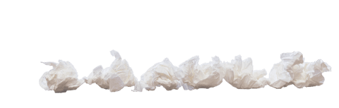 Crumpled Tissues on Transparent Background Minimalist Illustration - Download Free Stock Videos Pikwizard.com