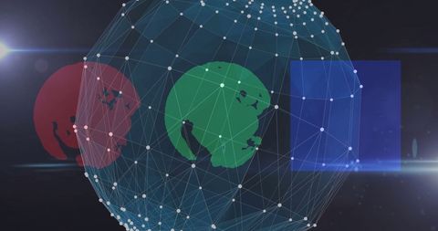 Global Network Data Processing with Digital Communication Concept - Download Free Stock Images Pikwizard.com