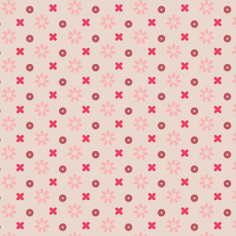 Colorful Symmetrical Floral Transparent Pattern on Beige Background - Download Free Stock Videos Pikwizard.com