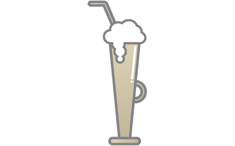 Transparent Milkshake Treat Illustration with Straw - Download Free Stock Videos Pikwizard.com