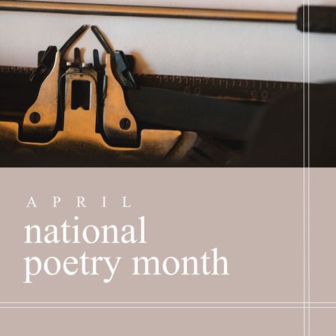 celebrating national poetry month with antique typewriter - Download Free Stock Templates Pikwizard.com