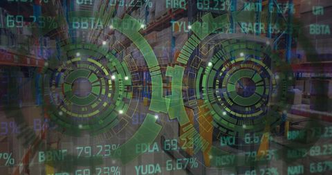 Global Data Interface with Financial and Warehouse Integration - Download Free Stock Images Pikwizard.com