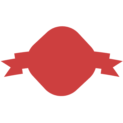 red badge with ribbon offering copy space on transparent background - Download Free Stock Videos Pikwizard.com
