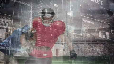 Digital Interface Integrating with Rugby Action