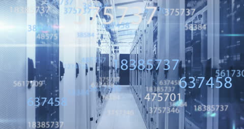 Data Center Computer Interface with Streaming Numbers