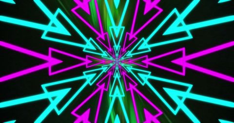 neon arrows in motion creating geometric pattern - Download Free Stock Images Pikwizard.com