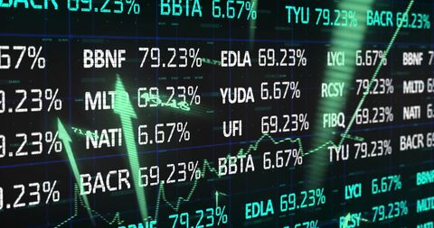 Dynamic Stock Market Display with Rising Arrows - Download Free Stock Images Pikwizard.com