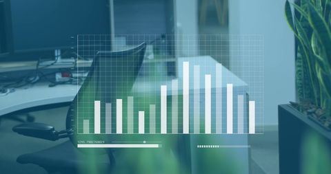Digital Interface for Data Analysis in Modern Office Environment - Download Free Stock Images Pikwizard.com