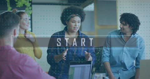 Diverse Team Engaged in Business Strategy Discussion