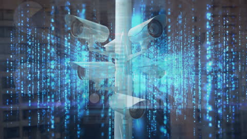 Surveillance Cameras and Digital Data Brilliance Fusion