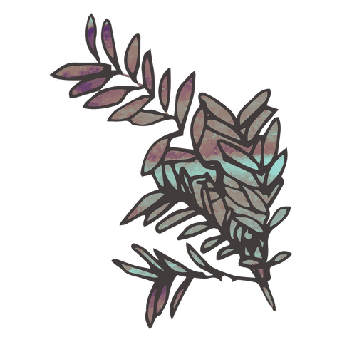 Translucent Botanical Illustration with Grey and Purple Hues - Download Free Stock Videos Pikwizard.com