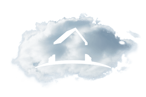 Cloud with House Silhouette on Transparent Background - Download Free Stock Videos Pikwizard.com