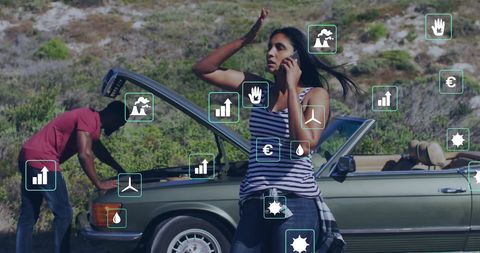 Eco monitoring with breakdown assistance