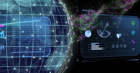 Global Financial Innovation with Digital Data Analytics - Download Free Stock Images Pikwizard.com