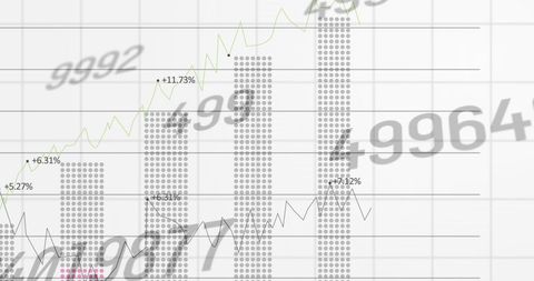 Digital Data Transformation and Dynamic Graph Analysis - Download Free Stock Images Pikwizard.com