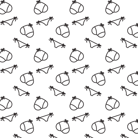black bikini pattern on seamless transparent vector background - Download Free Stock Videos Pikwizard.com