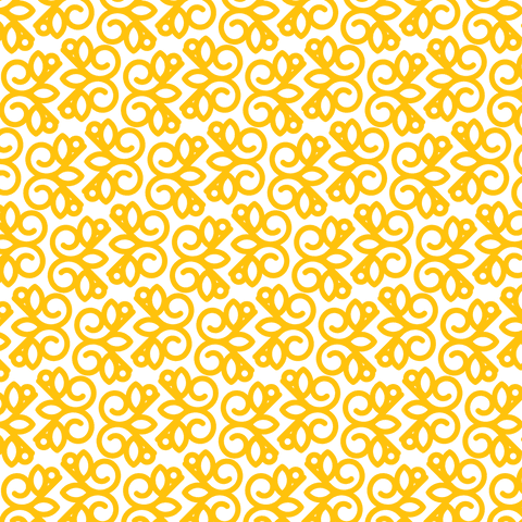 seamless yellow decorative pattern on transparent background - Download Free Stock Videos Pikwizard.com