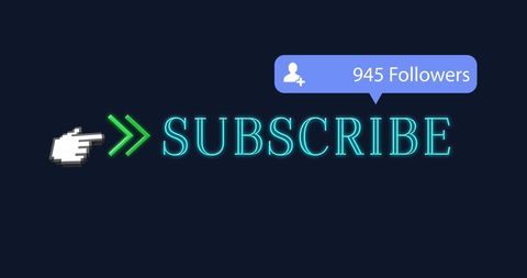 Digital Subscribe Icon with Follower Count Overlay - Download Free Stock Images Pikwizard.com