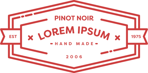 Transparent Red Rectangular Wine Label Design Mockup - Download Free Stock Videos Pikwizard.com