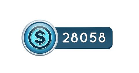 Dollar Icon with Increasing Numbers on White Background - Download Free Stock Images Pikwizard.com