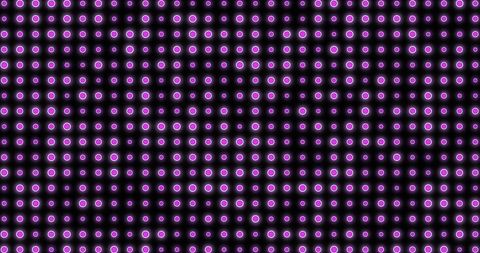 Abstract Pink Dots Pattern on Black Background