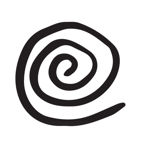 abstract black spiral pattern on transparent background - Download Free Stock Videos Pikwizard.com