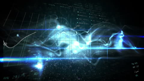 Futuristic Data Visualization with Digital Glow