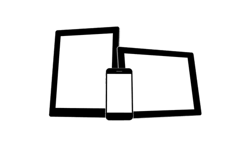 Transparent Silhouettes of Laptop, Tablet, and Smartphone Devices - Download Free Stock Videos Pikwizard.com