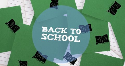 Back to School Education Concept Illustration with Books - Download Free Stock Images Pikwizard.com