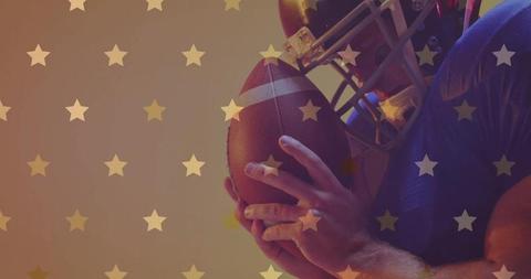 American Football Player with USA Flag Theme - Download Free Stock Images Pikwizard.com