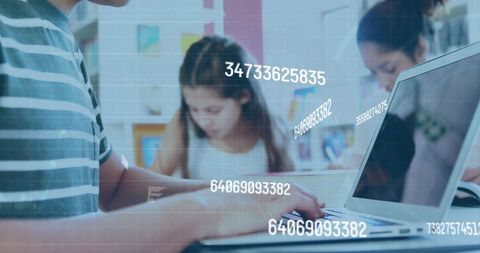 Concepts of Data Processing and Virtual Computing Interactions - Download Free Stock Images Pikwizard.com