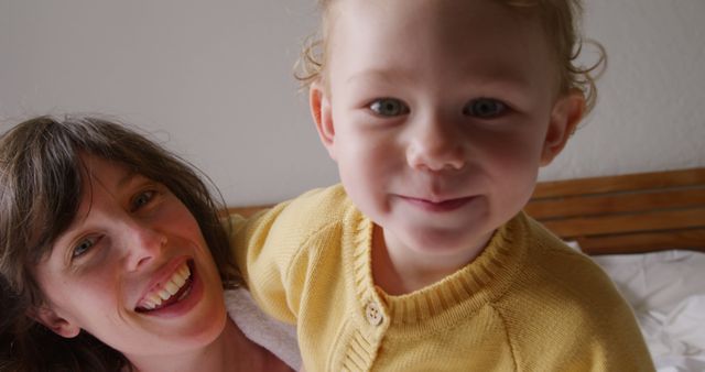 Loving Mother and Daughter Share Joyful Moment at Home - Download Free Stock Images Pikwizard.com