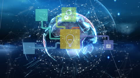 Digital Global Network with Social Connections