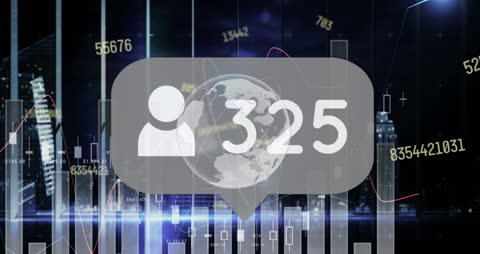 Global Network and Data Analytics Concept