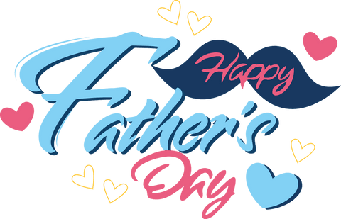 colorful happy father's day typography on transparent background - Download Free Stock Videos Pikwizard.com