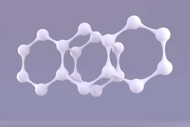 Transparent Abstract White Molecule Model with Purple Background - Download Free Stock Videos Pikwizard.com