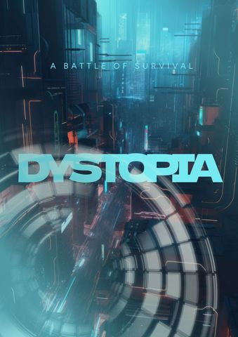 Futuristic Cityscape with Dystopian Film Theme - Download Free Stock Templates Pikwizard.com