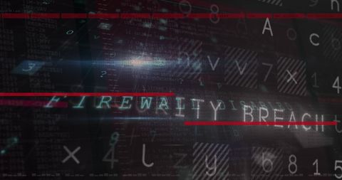 Abstract Cyber Attack Concept with Digital Data Interface - Download Free Stock Images Pikwizard.com