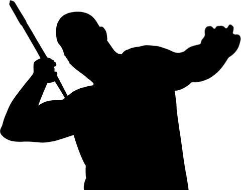 transparent silhouette of male athlete throwing javelin - Download Free Stock Videos Pikwizard.com