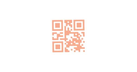 Orange QR Code for Digital Scanning on White Background - Download Free Stock Images Pikwizard.com