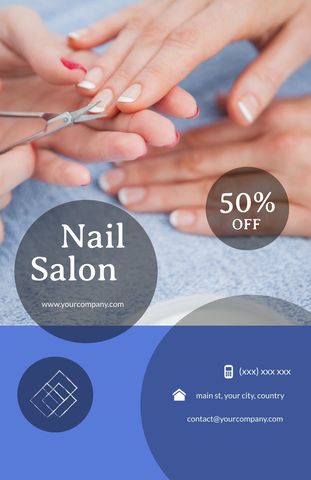 Manicure in Process at Beauty Salon Promising Precision and Care - Download Free Stock Templates Pikwizard.com