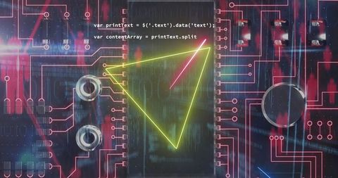 Futuristic Digital Interface Visualizing Data Processing Connections - Download Free Stock Images Pikwizard.com