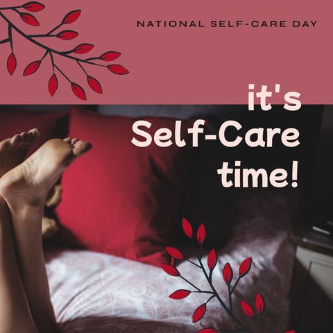 Relaxation at home on national self-care day