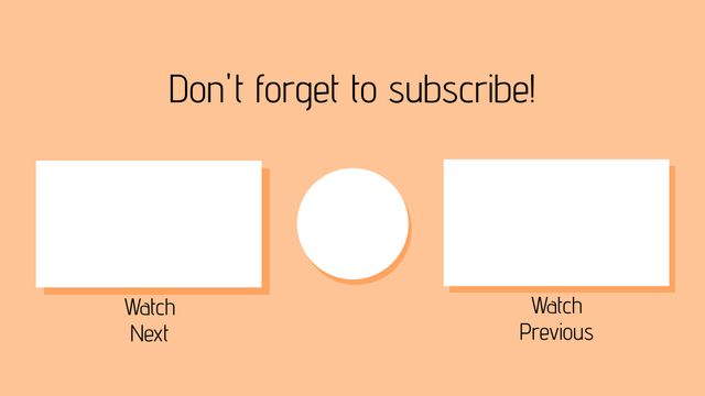 Engaging YouTube End Screen Template for Subscriber Reminder - Download Free Stock Templates Pikwizard.com