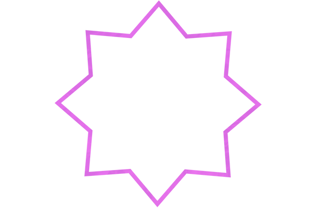 Transparent Geometric Star with Pink Outline on White Background - Download Free Stock Videos Pikwizard.com