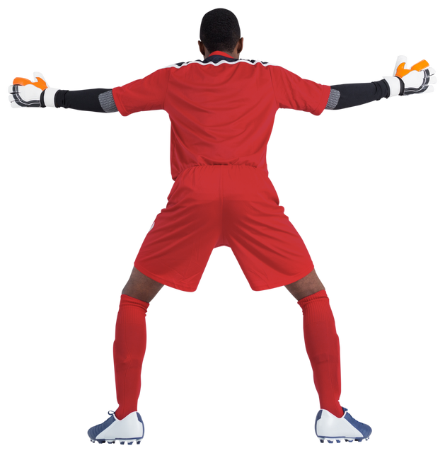 Transparent Goalkeeper Preparing Save Football Game Action Pose - Download Free Stock Videos Pikwizard.com