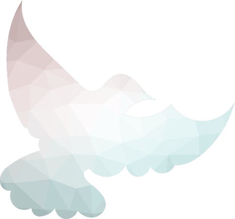 transparent dove silhouette with geometric design - Download Free Stock Videos Pikwizard.com