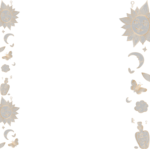 transparent canvas with ornamental mystical celestial border - Download Free Stock Videos Pikwizard.com