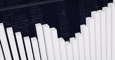 Financial Data Analysis with Bar Chart - Download Free Stock Images Pikwizard.com